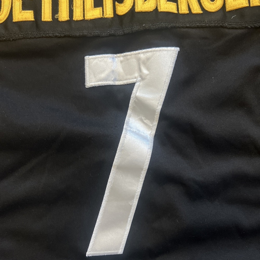 Nike Ben Roethlisberger #7 Pittsburgh Steelers Youth Large NFL Football Jersey - Picture 9 of 13